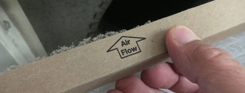 Air Filter Air Flow Direction